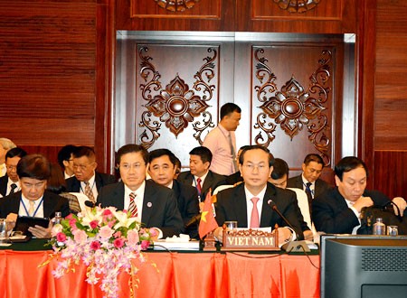 Bộ trưởng Trần Đại Quang và Đoàn đại biểu Việt Nam dự Hội nghị. Ảnh: CAND
