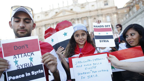 Người dân Syria mong một cuộc sống hòa bình (Ảnh: Reuters)