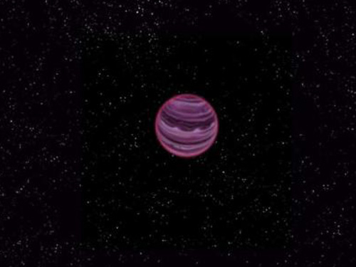   Hành tinh cô đơn PSO J318.5-22 theo tưởng tượng của họa sĩ - Ảnh: MPIA/V. Ch. Quetz