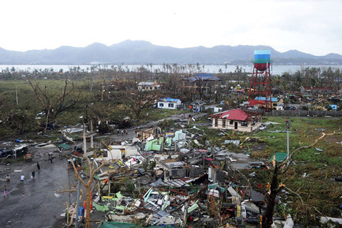 Những hình ảnh về siêu bão Haiyan càn quét Phillipines