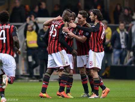 AC Milan may mắn có được chiến thắng trước Bologna