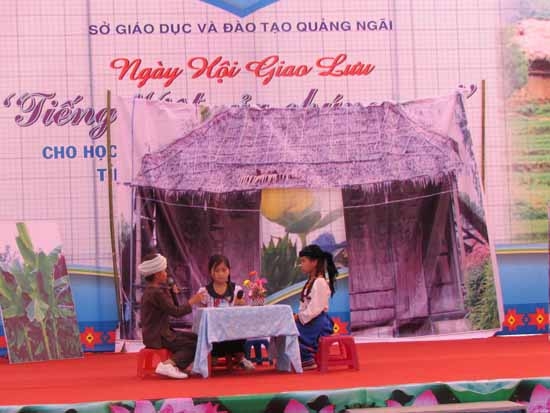 Ngày hội giao lưu tiếng Việt của chúng em bậc tiểu học.