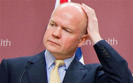 Ngoại trưởng Anh William Hague. Ảnh: PA