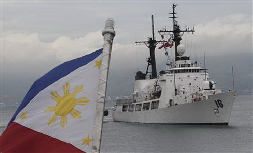 Chiến hạm BRP Ramon Alcaraz của Hải quân Philippines tại Vịnh Subic - Ảnh: Reuters