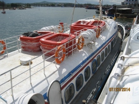 Tàu Hồng Danh 09 đang bị đình chỉ hoạt động vì hàng loạt lỗi kỹ thuật