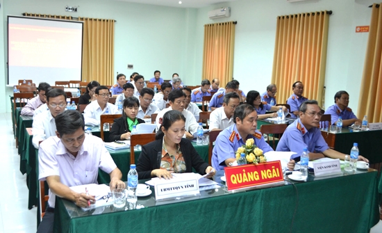 Lãnh đạo UBMTTQ Việt Nam tỉnh và Viện KSND tỉnh dự hội nghị.