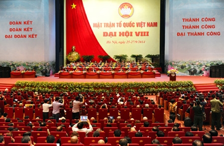 Hơn 1.000 đại biểu tham dự Đại hội Đại biểu toàn quốc Mặt trận Tổ quốc Việt Nam lần thứ 8