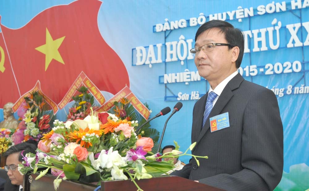 Phó Bí thư Tỉnh ủy, Chủ tịch HĐND tỉnh Trần Ngọc Căng phát biểu chỉ đạo đại hội.