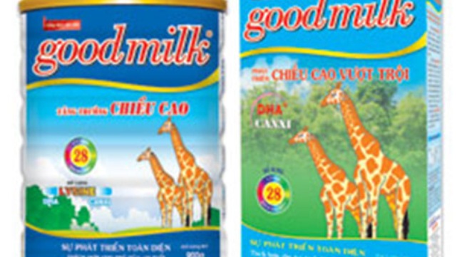  Nhãn sữa bột Goodmilk bị phát hiện không đạt chất lượng
