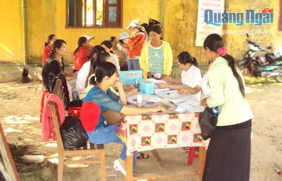 Cung cấp dịch vụ chăm sóc sức khỏe sinh sản cho phụ nữ vùng cao Minh Long.    