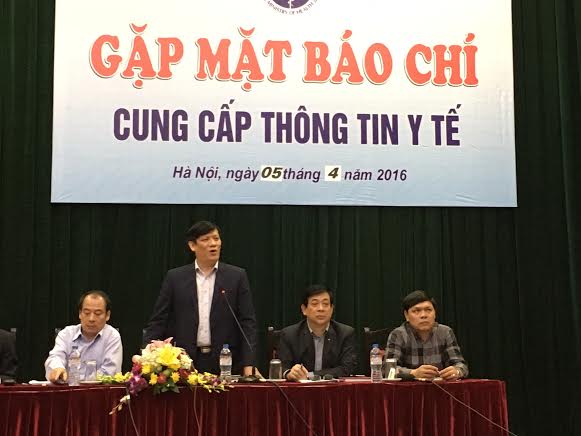  Thứ trưởng Nguyễn Thanh Long thông báo về 2 ca nhiễm Zika đầu tiên tại Việt Nam