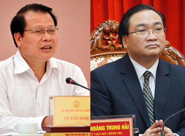 Hai ông Vũ Văn Ninh và Hoàng Trung Hải chính thức thôi giữ chức Phó Thủ tướng Chính phủ.