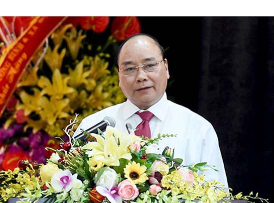 Thủ tướng Nguyễn Xuân Phúc tại buổi gặp mặt kỷ niệm 91 năm báo chí cách mạng Việt Nam