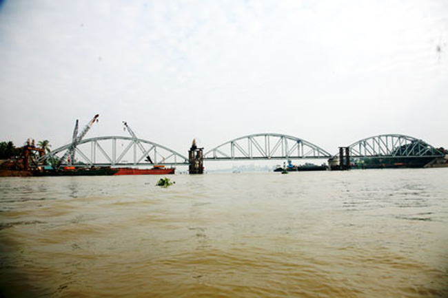 Cầu Ghềnh bắc qua sông Đồng Nai đã hoàn thành và thông cầu kỹ thuật. (Ảnh: Dân trí)