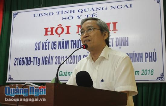 Phó Chủ tịch Thường trực UBND tỉnh Lê Quang Thích phát biểu chỉ đạo tại hội nghị