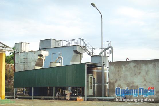 Hệ thống xử lý lọc nước của công trình cấp nước sinh hoạt huyện Lý Sơn. Ảnh: TL