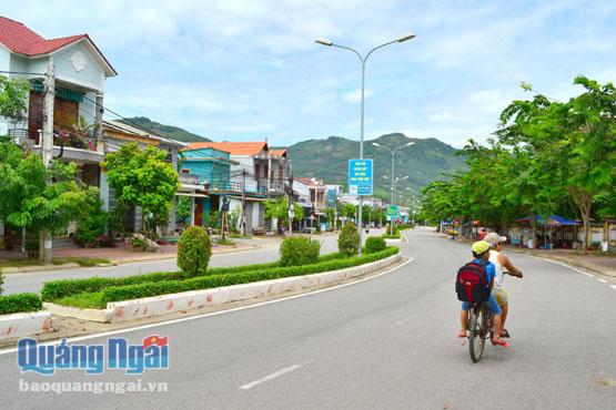  Trung tâm thị trấn Trà Xuân.