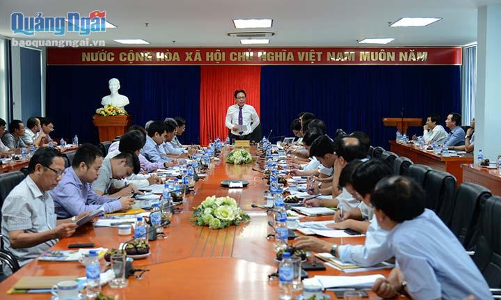 Tổng giám đốc PVN Nguyễn Vũ Trường Sơn phát biểu tại buổi làm việc với BSR