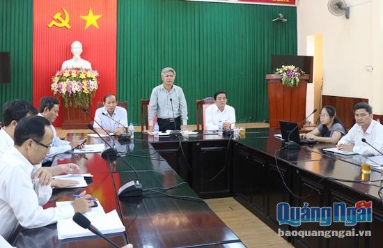 Trưởng Ban Tuyên giáo Tỉnh ủy  Võ Văn Hào chủ trì hội nghị