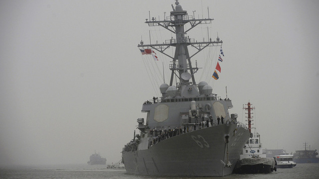 Tàu khu trục USS Stethem của Mỹ (Ảnh: Reuters)