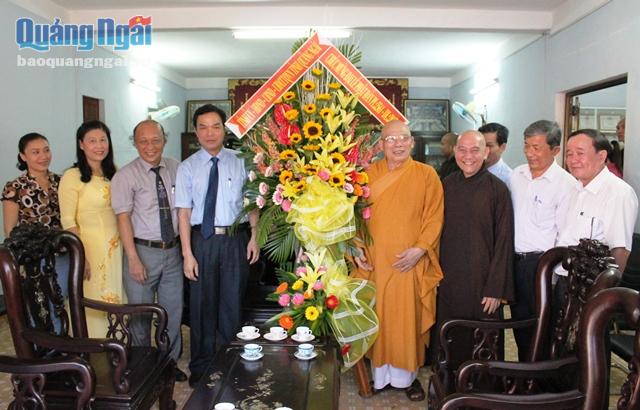 Thăm, chúc mừng Ban trị sự Giáo hội Phật giáo Việt Nam tỉnh