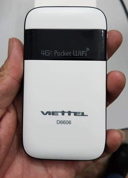Viettel cung cấp bộ phát wifi di động ảnh 1 Wifi Router 4G D6606 có thể kết nối tối đa 8 thiết bị cùng lúc