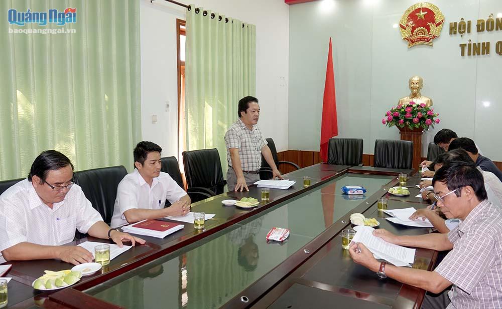 Phó Chủ tịch HĐND tỉnh Võ Phiên thông tin về kỳ họp