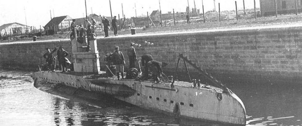Tàu ngầm UB-II của Đức ở Thế chiến I.