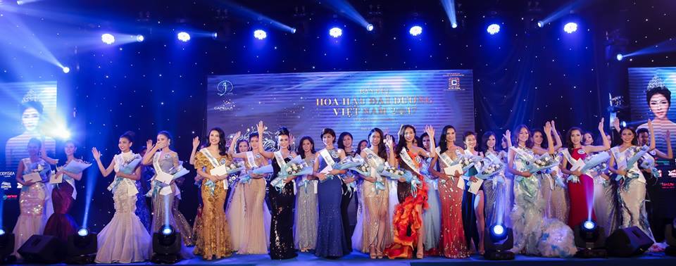 34 người đẹp Hoa hậu Đại dương 2017 vào chung kết toàn quốc.