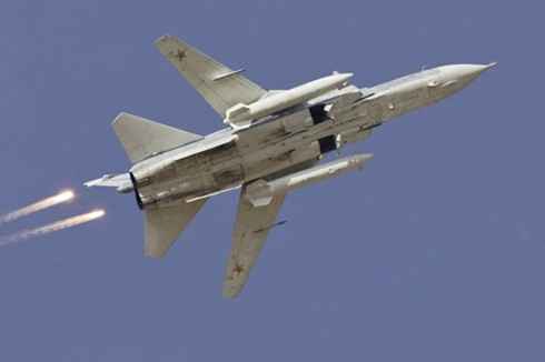 Máy bay Su-24. Ảnh: Reuters.