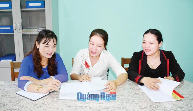 Nhiều giáo viên trẻ xem cô Thao như điểm tựa trong nghề.
