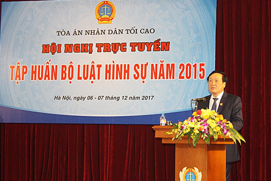   Chánh án TAND Tối cao Nguyễn Hòa Bình