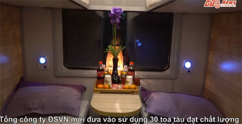 Video: Cận cảnh toa tàu 'Made in Vietnam' chuẩn sao phục vụ Tết 2018