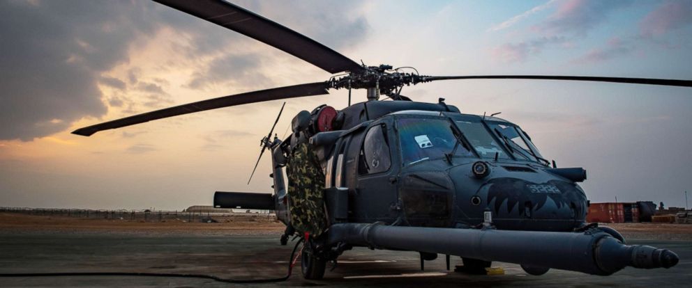 Trực thăng HH-60 Pave Hawk của quân đội Mỹ tại Iraq.