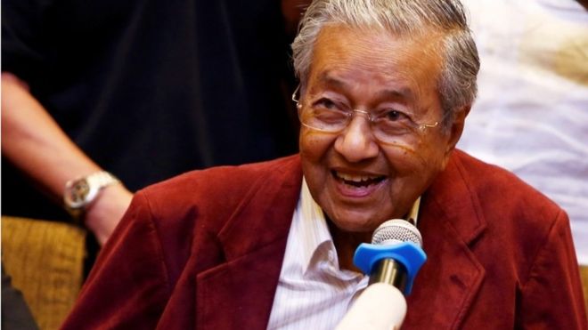  Thủ tướng Malaysia Mahathir Mohamad. Ảnh: BBC