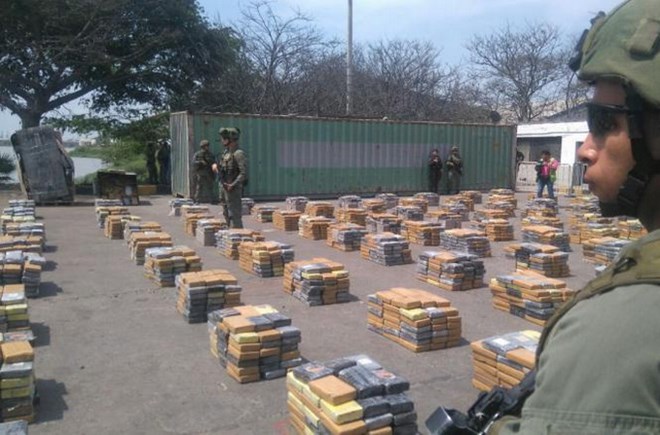 Một vụ thu giữ ma túy ở Colombia. (Nguồn: Reuters)