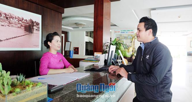 Khách sạn Mỹ Trà (TP.Quảng Ngãi) là một trong ba điểm được phép thu đổi ngoại tệ trên địa bàn tỉnh.