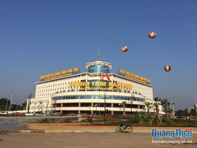 Trung tâm Sản nhi trực thuộc Bệnh viện Đa khoa tỉnh Phú Thọ. (Ảnh: PV/Vietnam+)
