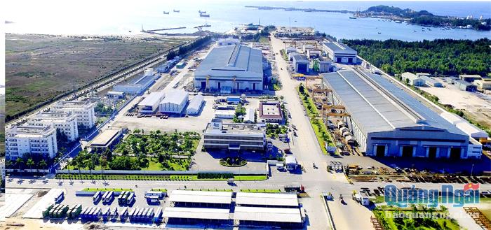 Tổ hợp công nghiệp nặng Doosan Vina là dự án FDI có số vốn lớn nhất và thành công nhất tại KKT Dung Quất. ẢNH: Nguyễn Đăng Lâm