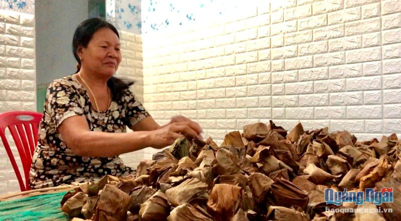 Bánh ít không chỉ tiêu thụ ở Lý Sơn mà đã vươn xa ra thị trường trong và ngoài tỉnh