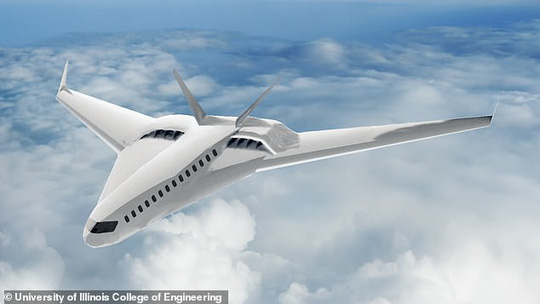  Nghiên cứu do NASA tài trợ đang nghiên cứu khả năng phát triển các máy bay hoàn toàn bằng điện. Ảnh: ĐH ILLINOIS