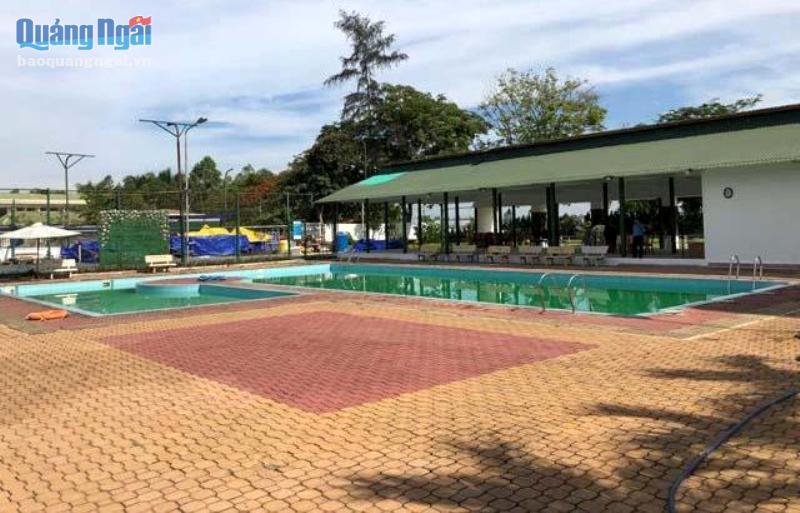 Hồ bơi khách sạn Sông Trà không đảm bảo an toàn theo quy định, không được phép kinh doanh đối với khách không lưu trú