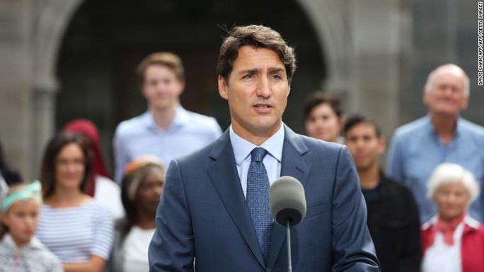 Ông Trudeau tiếp tục phục vụ thêm một nhiệm kỳ thủ tướng nữa. Ảnh: CNN