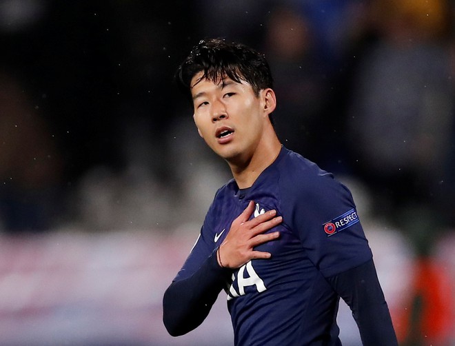 Son Heung-min đi vào lịch sử bóng đá châu Á. Ảnh: Reuters.