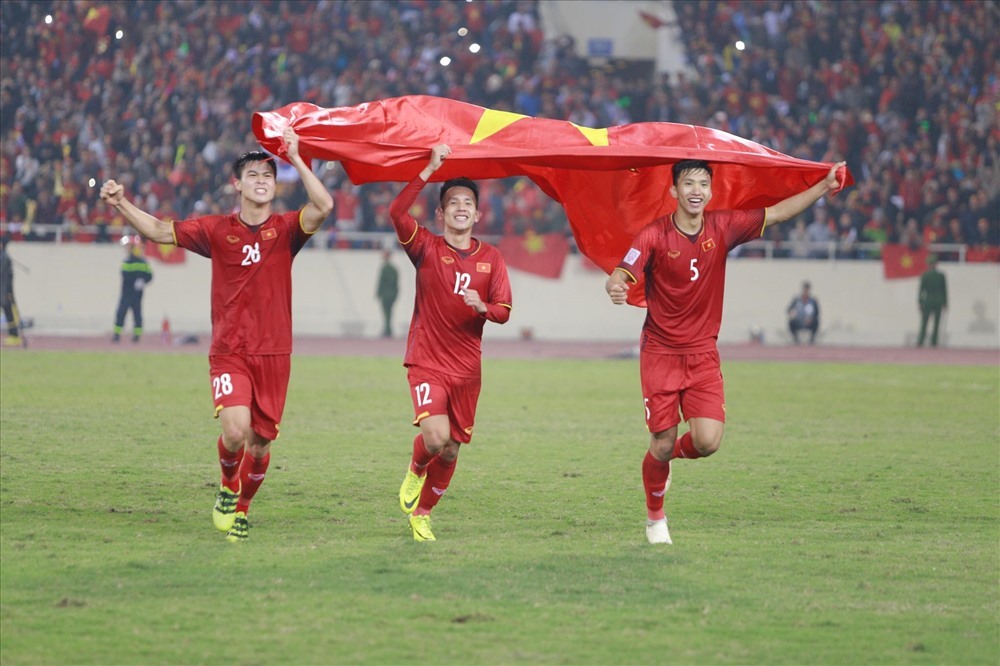 Bóng đá Việt Nam đang có những bước phát triển mạnh mẽ thời gian qua. Ảnh: H.Đ