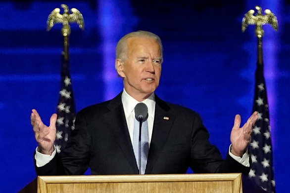 Joe Biden đắc cử Tổng thống thứ 46 của Hoa Kỳ