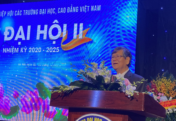 Ông Vũ Ngọc Hoàng đắc cử Chủ tịch Hiệp hội các trường ĐH, CĐ Việt Nam - Ảnh: NGỌC DIỆP