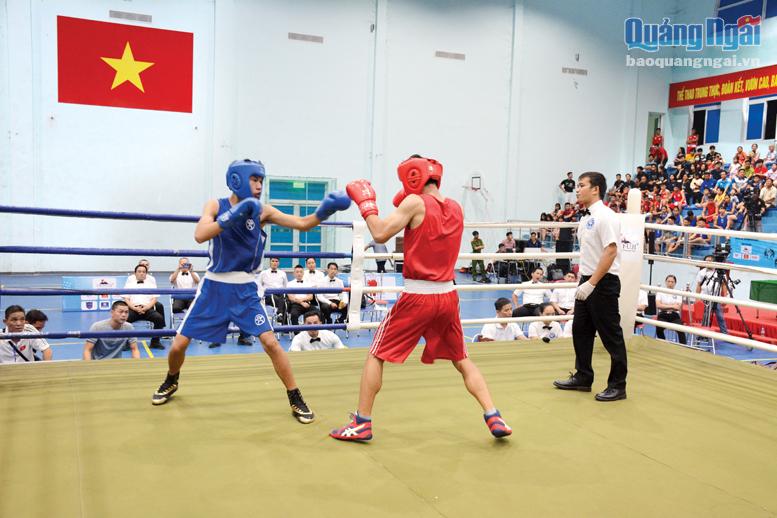 Các VĐV tham gia Giải Boxing trẻ toàn quốc năm 2020.             Ảnh: T.P