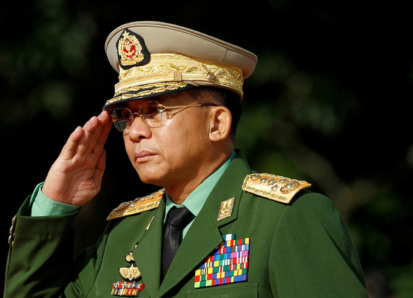 Thống tướng Min Aung Hlaing giữ chức tổng tư lệnh quân đội Myanmar kể từ năm 2011 - Ảnh: REUTERS