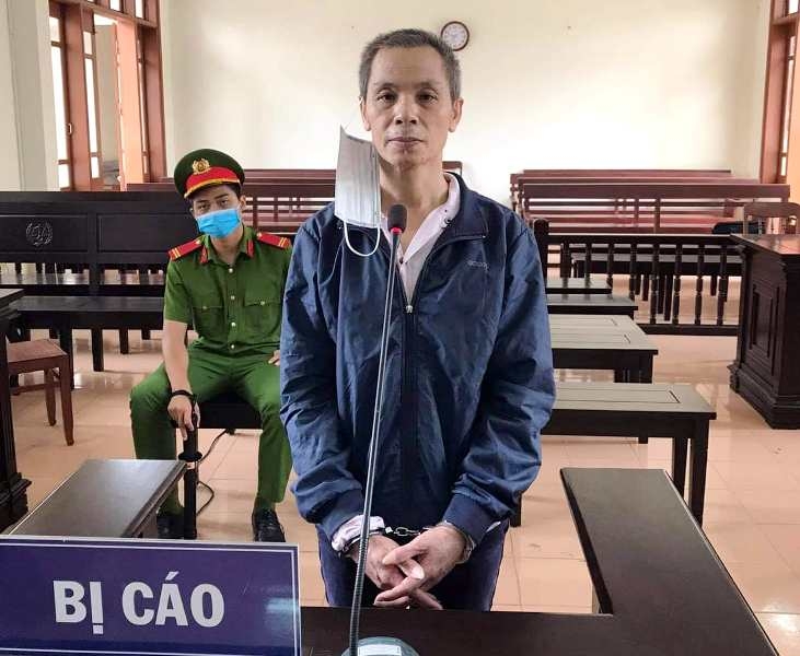 Bị cáo Cao Văn Dũng tại phiên tòa xét xử